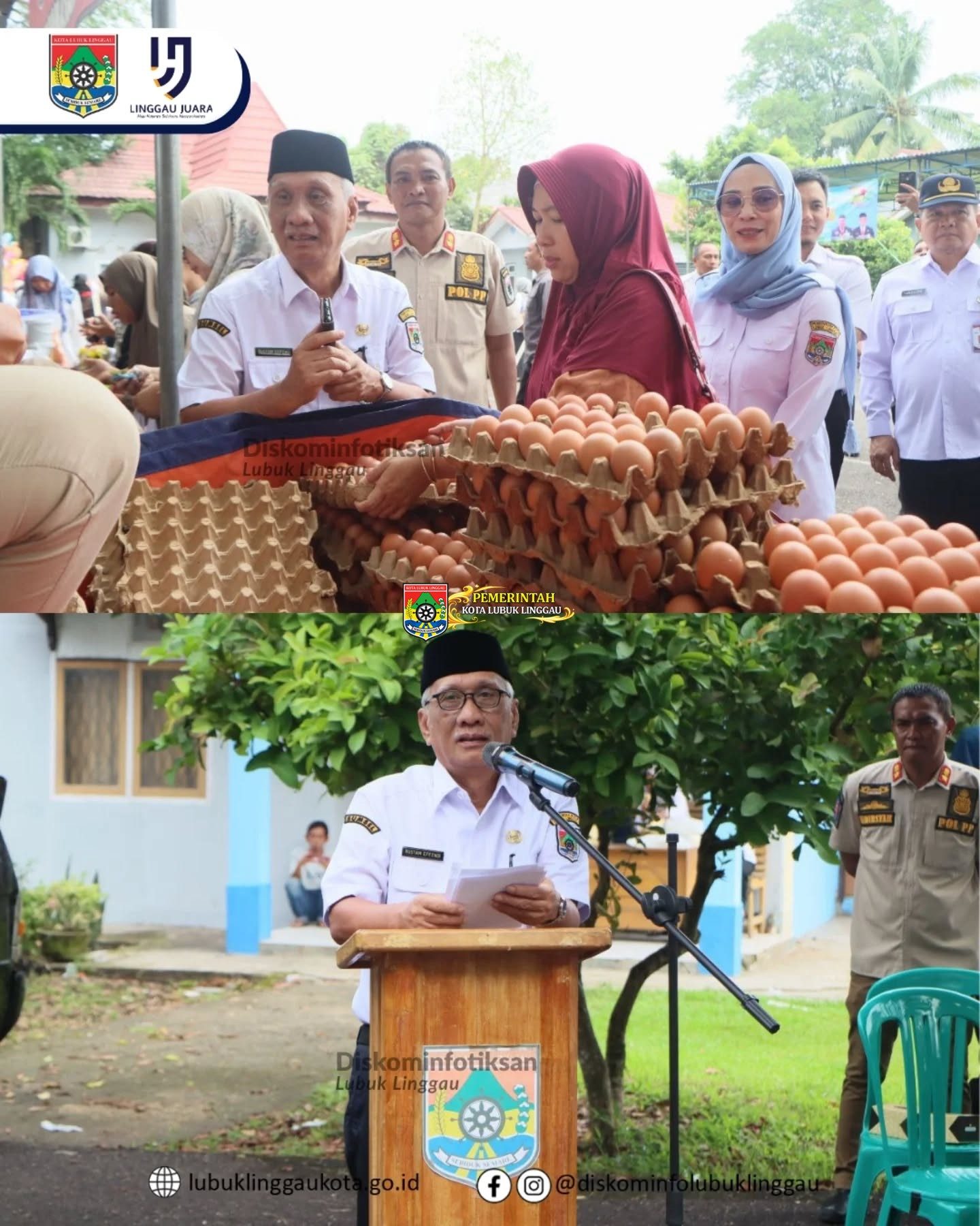 Wawako Lubuk Linggau Tinjau Bazar Ramadhan dan Idul Fitri 1447 H di Kecamatan Lubuk Linggau Timur I